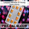 Leopard Miracle Of Honey Instructions cialis3